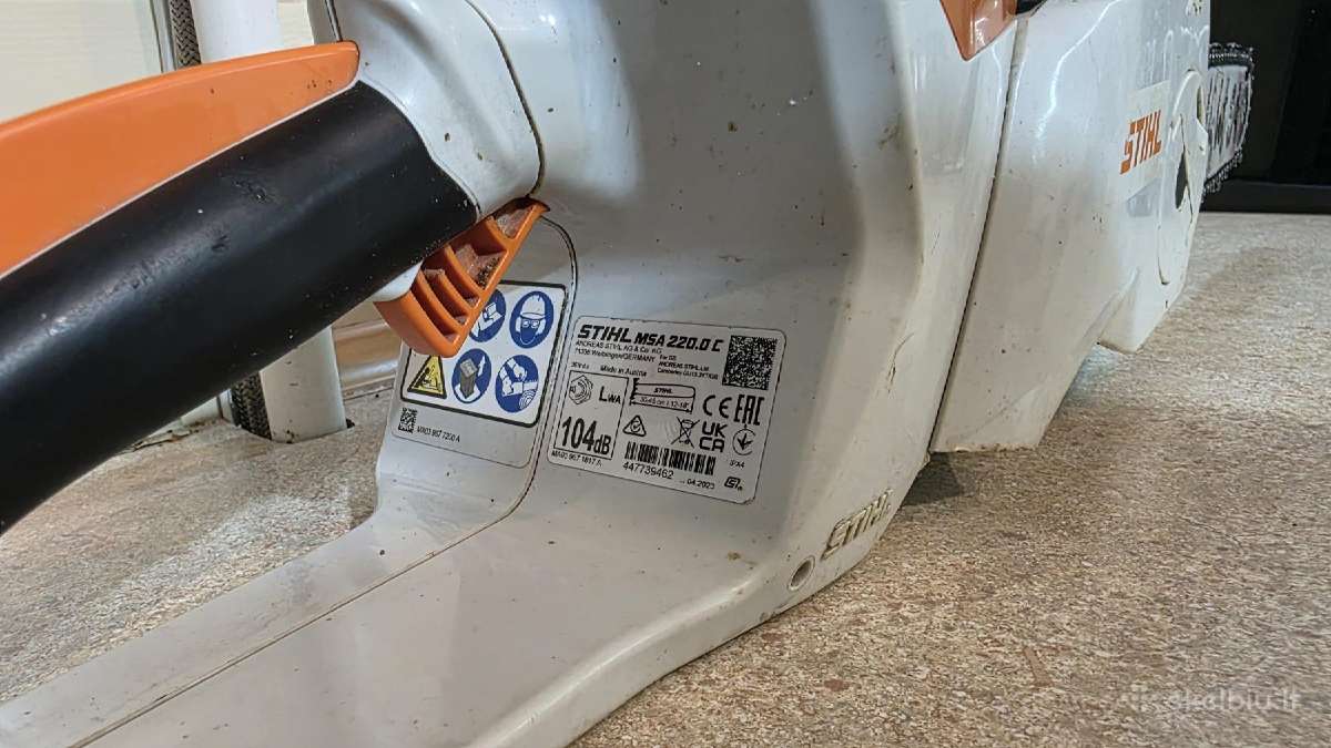 Stihl Msa 220 C + Ap 300 S Pjūklas - nuotraukos Nr. 8
