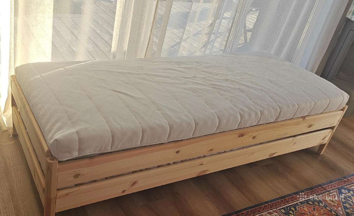 Universalios Ikea lovos vaikų ar svečių kambariui - nuotraukos Nr. 4