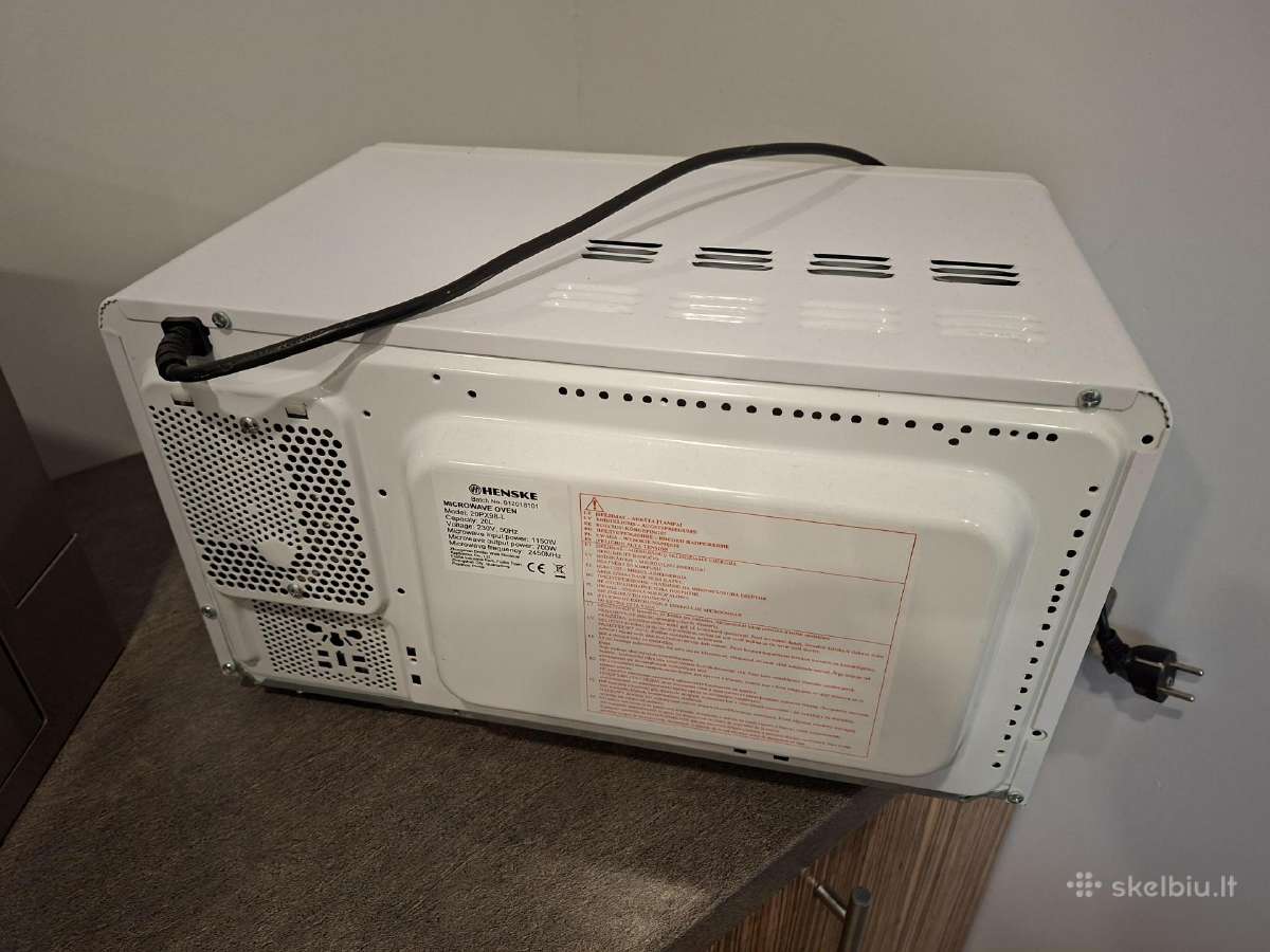 Henske mikrobangų krosnelė 20 l, 700 W - nuotraukos Nr. 2