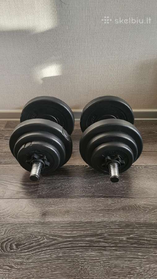 Reguliuojami hanteliai 2x10kg Sportbay - nuotraukos Nr. 2