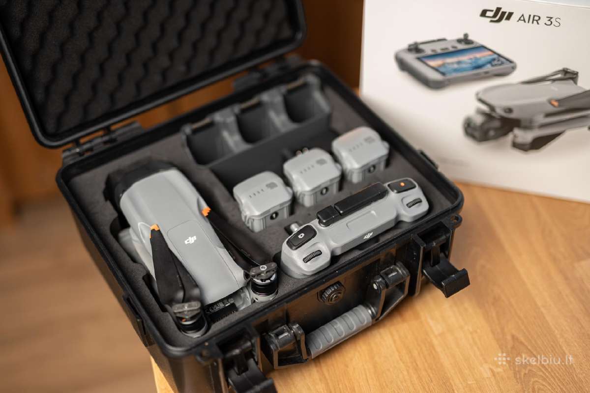Dji Air 3s Fly More Combo Rc2 su priedais - nuotraukos Nr. 4