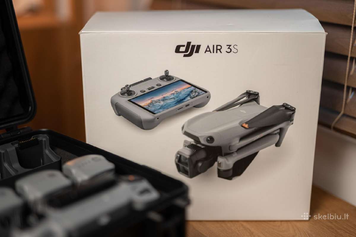 Dji Air 3s Fly More Combo Rc2 su priedais - nuotraukos Nr. 5