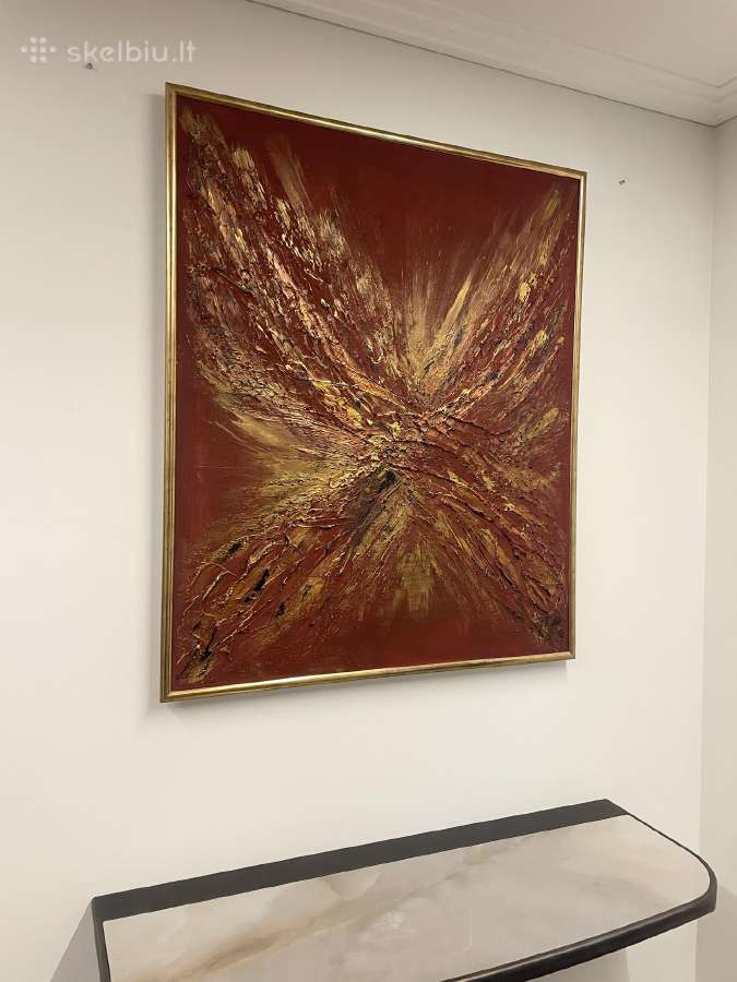 Paveiksla 120 cm x plotis 100 cm su remu - nuotraukos Nr. 2
