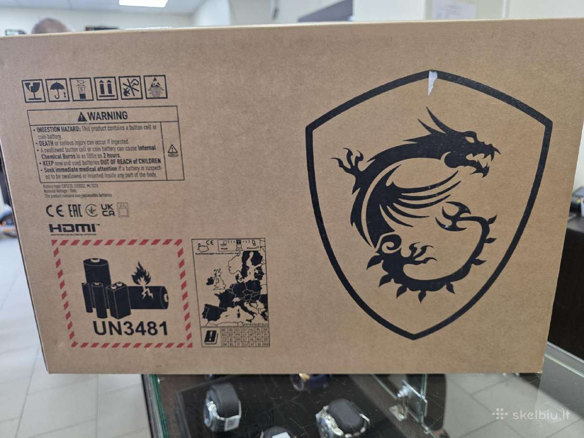 Msi Katana 15 Hx (i7-14650hx, Rtx 5050, 16gb RAM) - nuotraukos Nr. 3