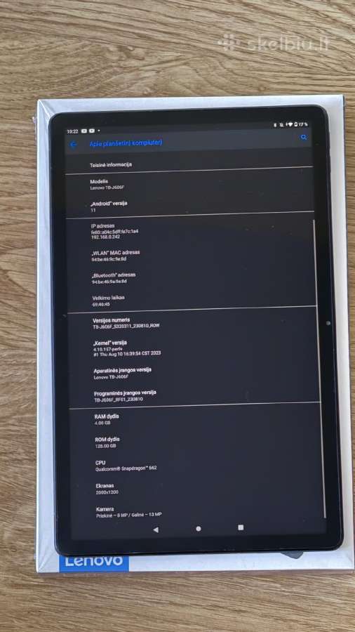 Ideali ir galinga Lenovo Tab P11 planšetė - nuotraukos Nr. 8