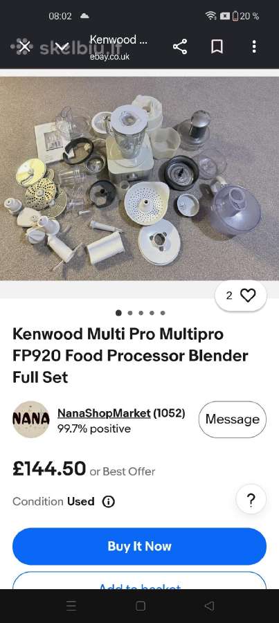 Kenwood kombaną,daug funkcijų - nuotraukos Nr. 2