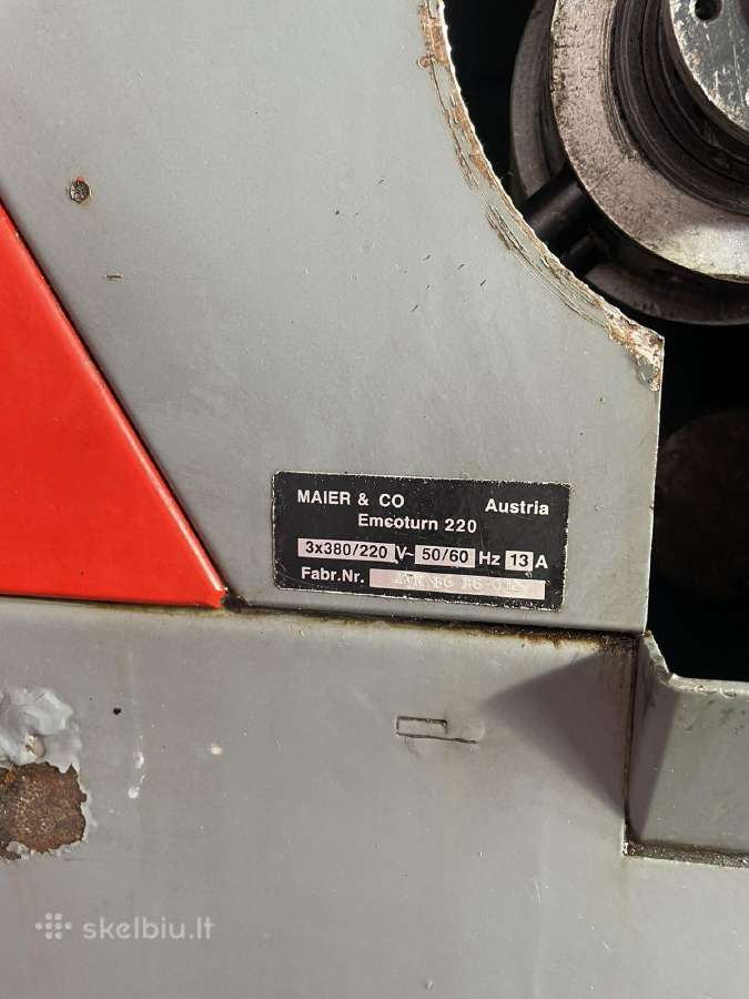 CNC Tekinimo staklės Emcoturn 220 - nuotraukos Nr. 5