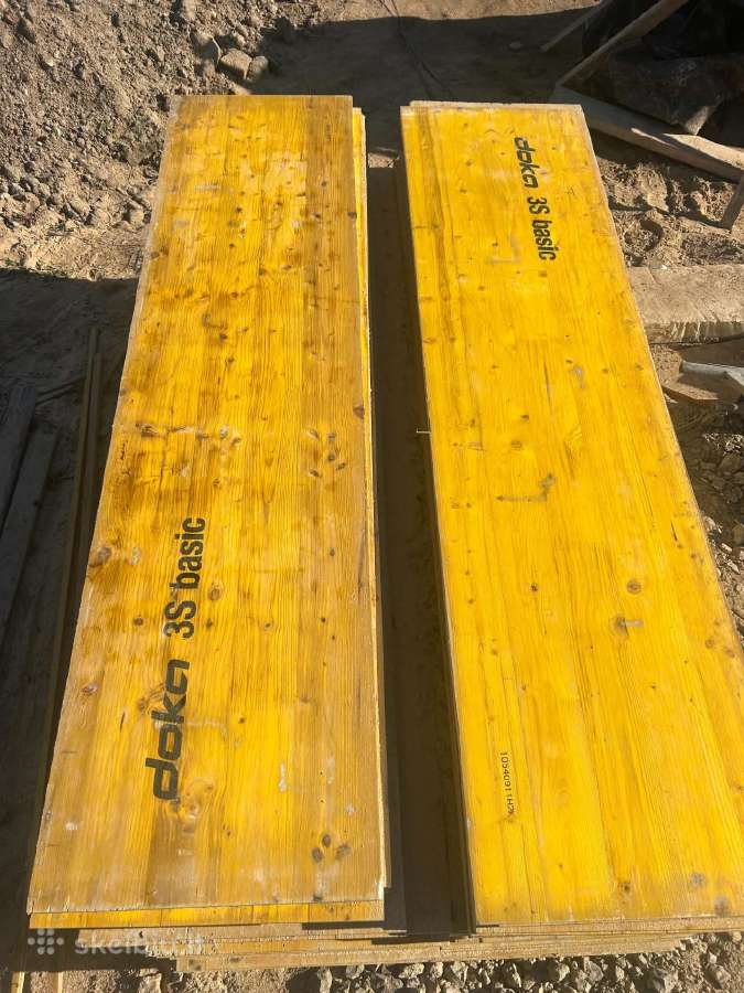 Parduodama geltona klojinė fanera (betonavimui) - nuotraukos Nr. 2