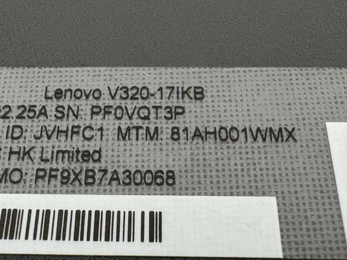 Lenovo V320-17 dideliu ekranu 17,3" - nuotraukos Nr. 5