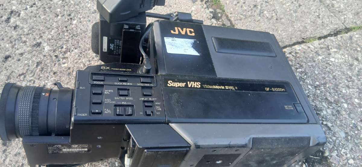 JVC svhs kasetinė kamera - nuotraukos Nr. 3