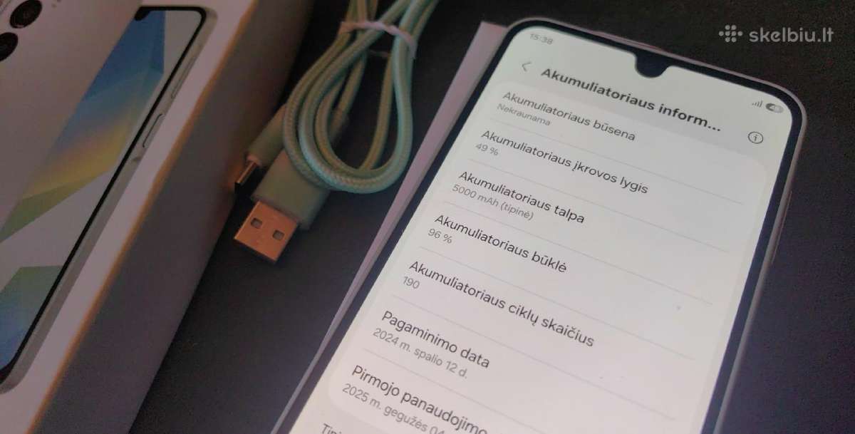 Samsung galaxy A16 128gb komplektas dezuteje - nuotraukos Nr. 5