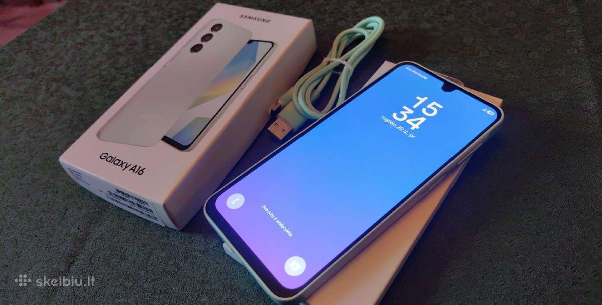 Samsung galaxy A16 128gb komplektas dezuteje - nuotraukos Nr. 8