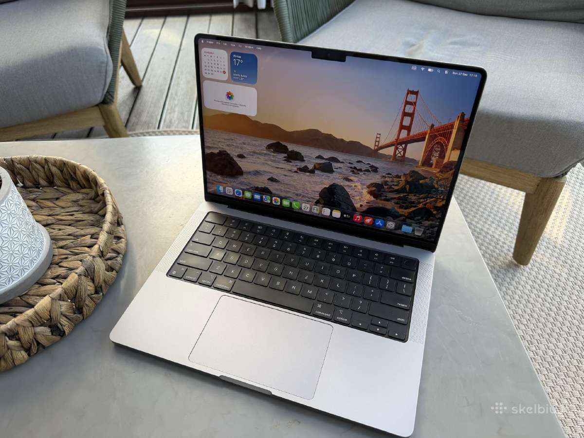 Apple MacBook Pro 2021 14 / M1 Pro /16gb/512gb #8 - nuotraukos Nr. 2