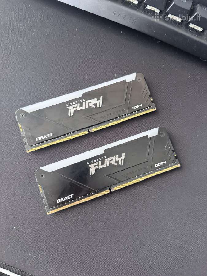 Kingston Fury Beast Rgb 16 GB 3200 Ddr4 RAM - nuotraukos Nr. 2