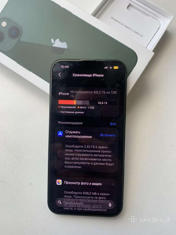 iPhone 13 128gb - nuotraukos Nr. 3