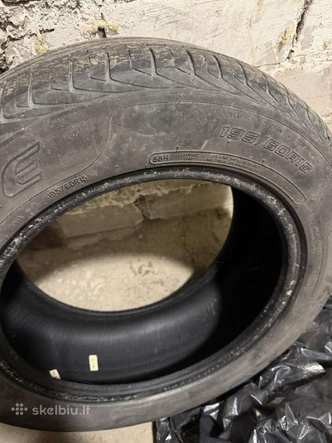 3 Vasarinės 195/60r15 padangos - nuotraukos Nr. 7