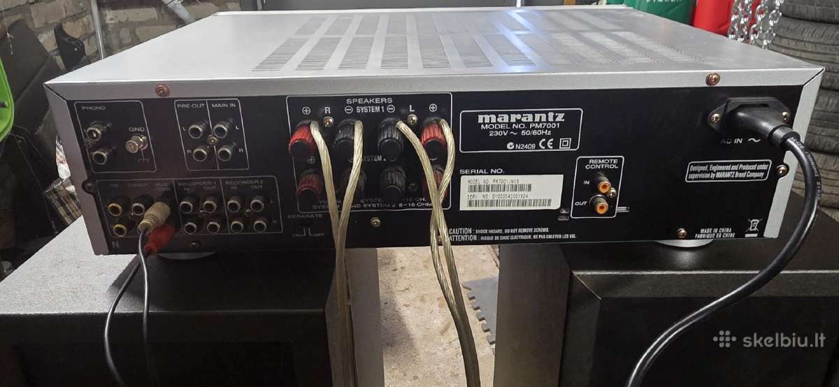 Kokybiškas audio komplektas: Marantz Pm7001 - nuotraukos Nr. 6