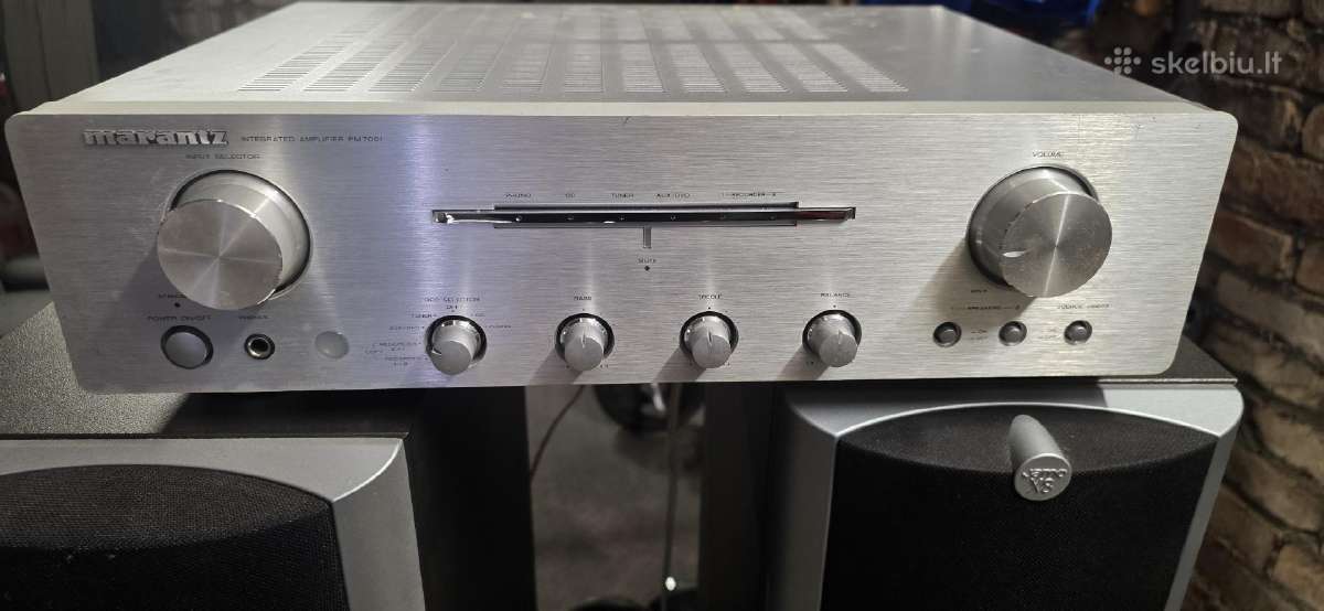 Kokybiškas audio komplektas: Marantz Pm7001 - nuotraukos Nr. 7