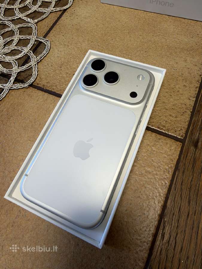 iPhone 17 Pro 256gb Silver 96% baterija - nuotraukos Nr. 4