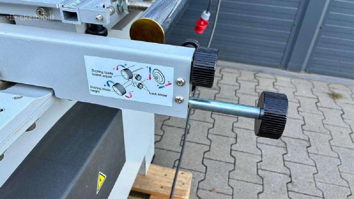 Formatinio pjovimo staklės Tornado 3200 - nuotraukos Nr. 7