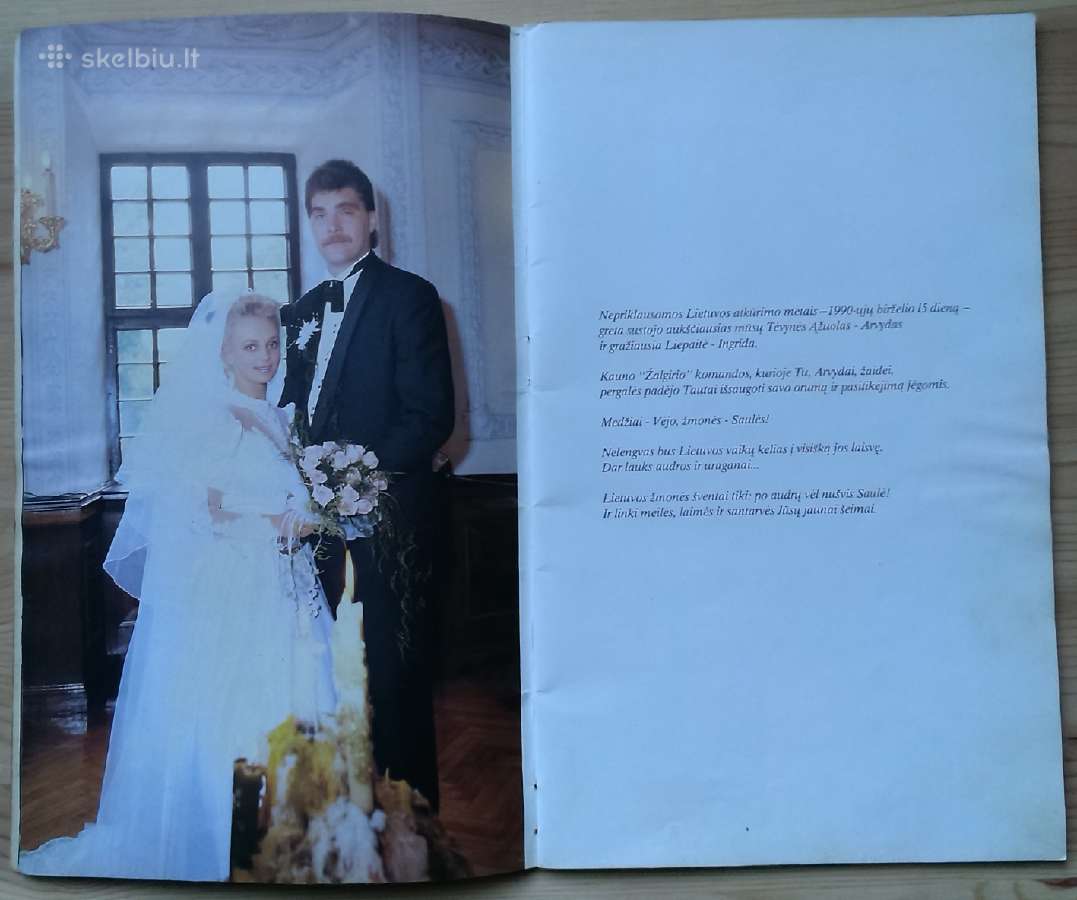 A. Sabonio vestuvių nuotraukų bukletas - nuotraukos Nr. 2
