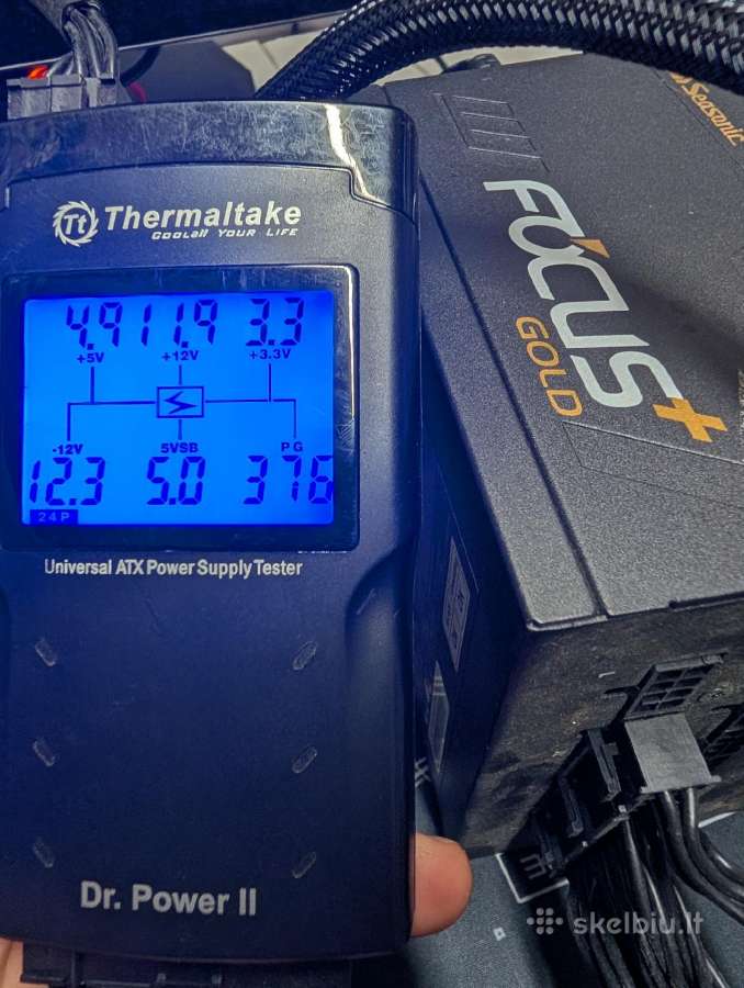Seasonic 650w Focus Gold maitinimo blokas - nuotraukos Nr. 3
