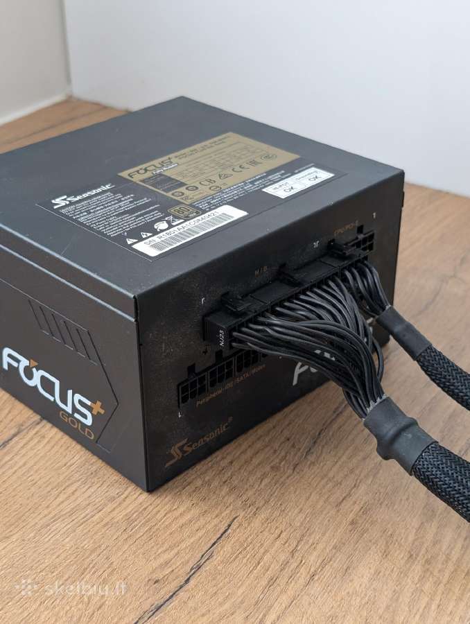Seasonic 650w Focus Gold maitinimo blokas - nuotraukos Nr. 4