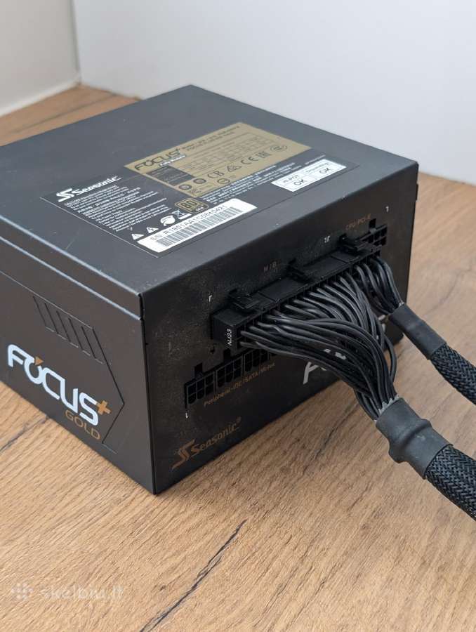 Seasonic 650w Focus Gold maitinimo blokas - nuotraukos Nr. 6