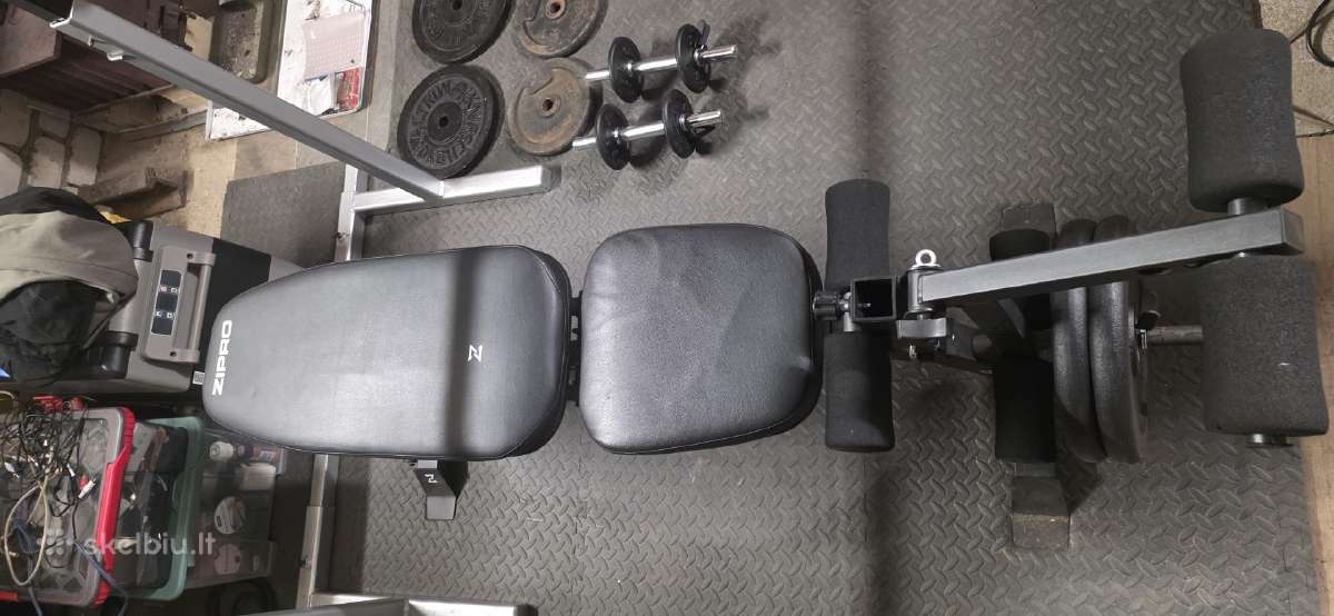 Namų sporto salės komplektas 154 kg svoriu - nuotraukos Nr. 3