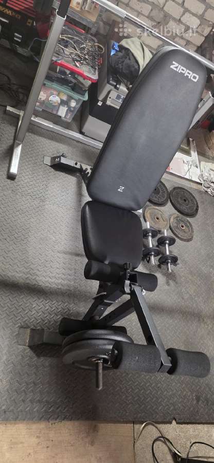 Namų sporto salės komplektas 154 kg svoriu - nuotraukos Nr. 4