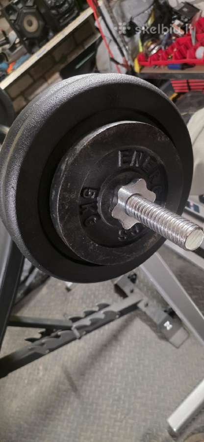Namų sporto salės komplektas 154 kg svoriu - nuotraukos Nr. 10