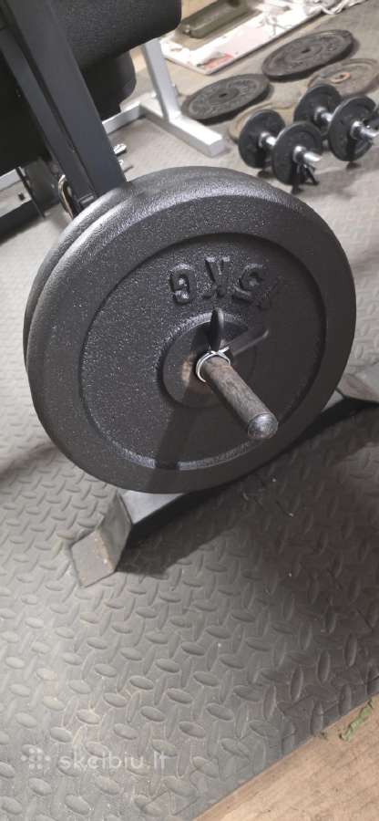 Namų sporto salės komplektas 154 kg svoriu - nuotraukos Nr. 11