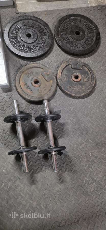 Namų sporto salės komplektas 154 kg svoriu - nuotraukos Nr. 12