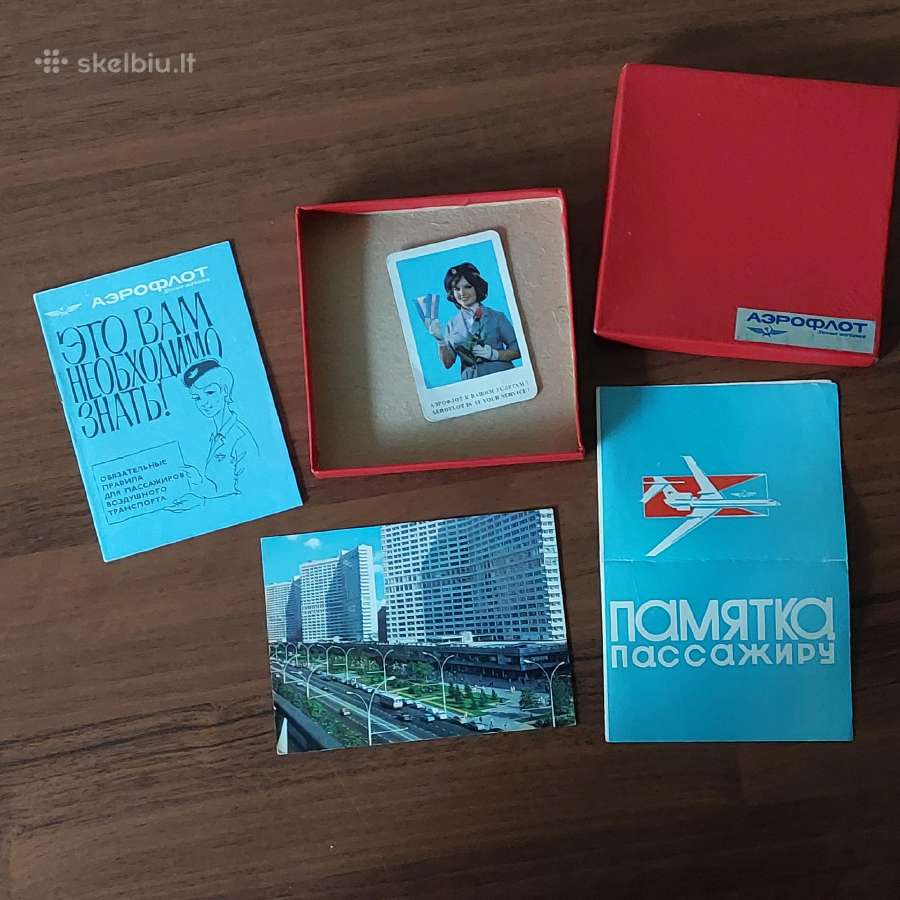 Aeroflot ,reklaminis rinkinys ( tarybinių laikų ) - nuotraukos Nr. 13
