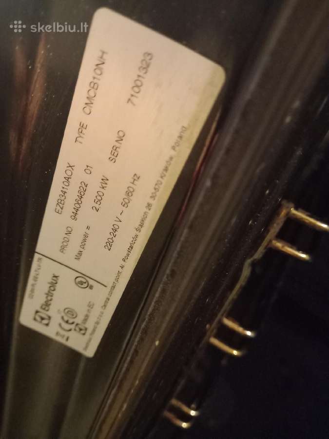Įmontuojama orkaitė Electrolux Ezb3410a0x - nuotraukos Nr. 2