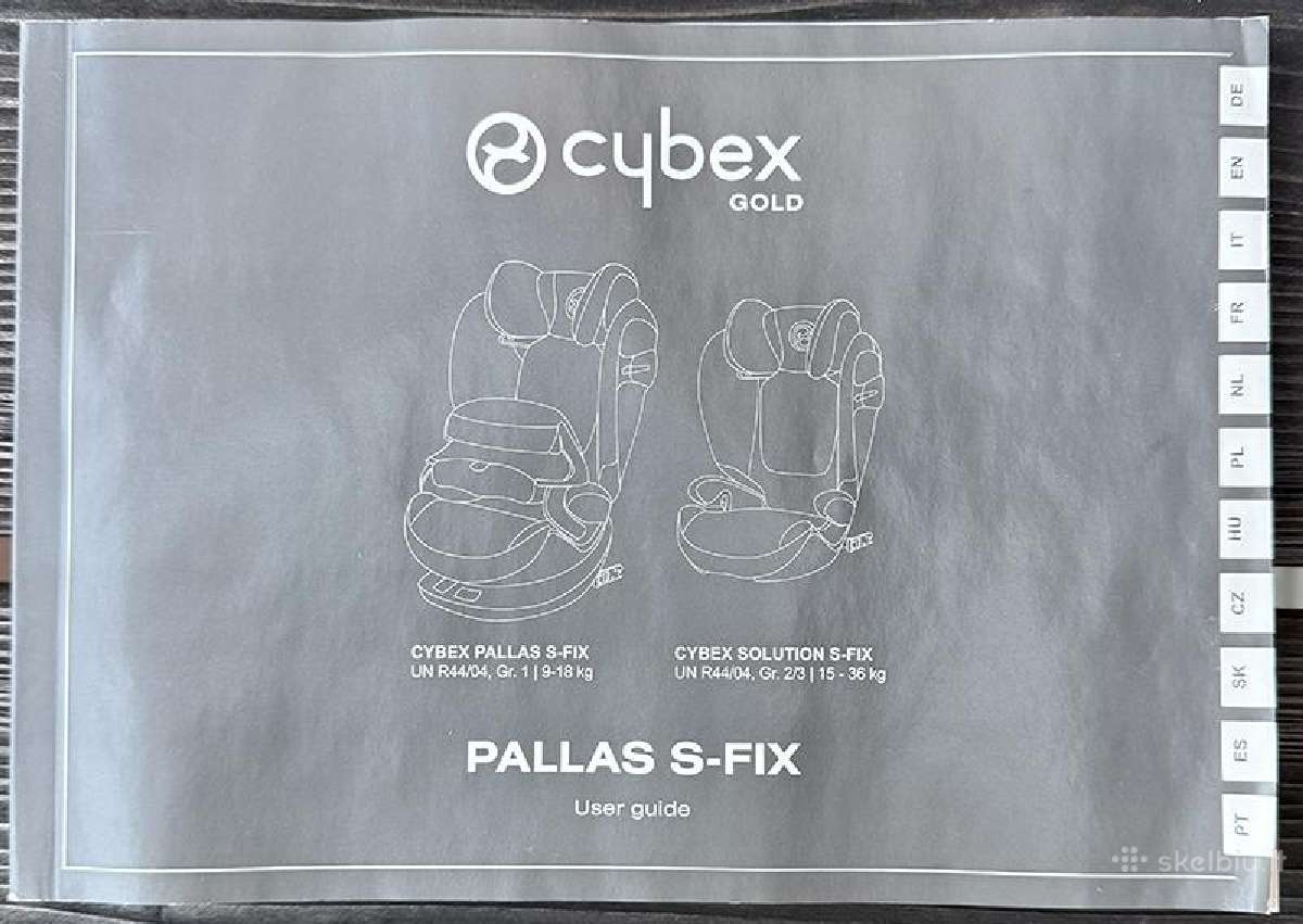 Parduodama prižiūrėta Cybex Pallas S-fix - nuotraukos Nr. 6