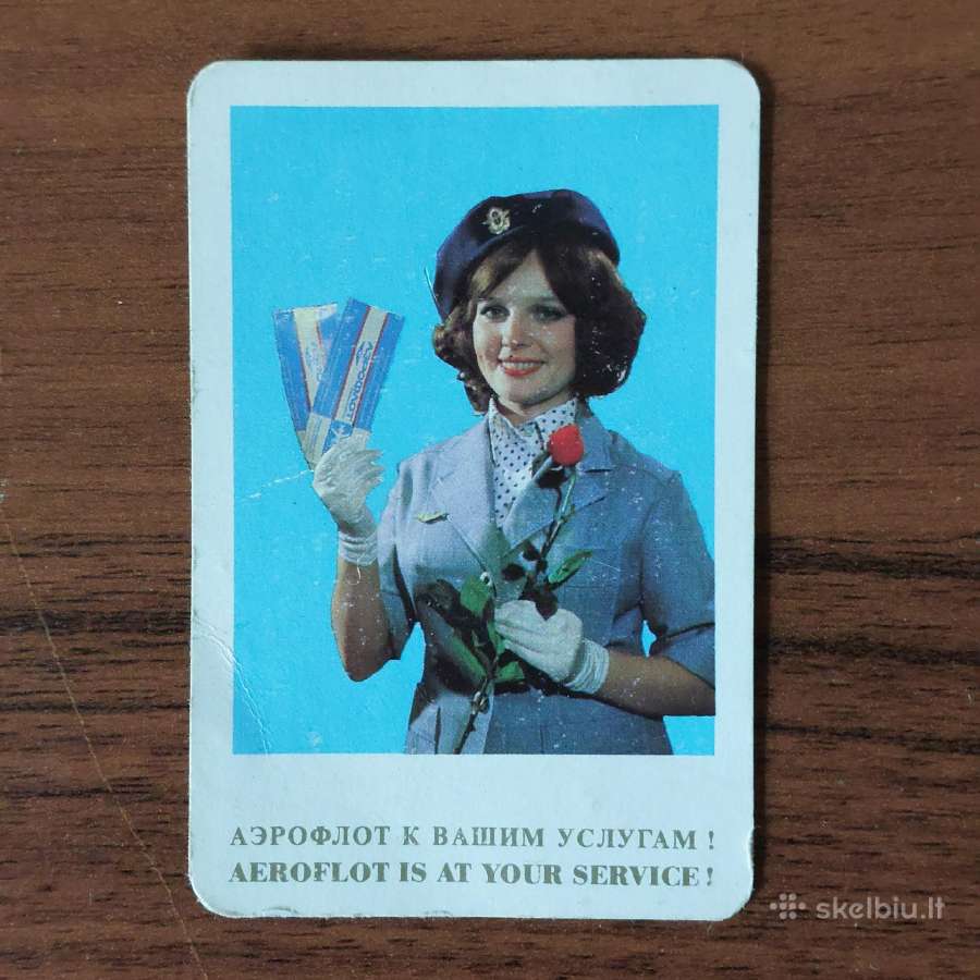 Aeroflot ,reklaminis rinkinys ( tarybinių laikų ) - nuotraukos Nr. 10