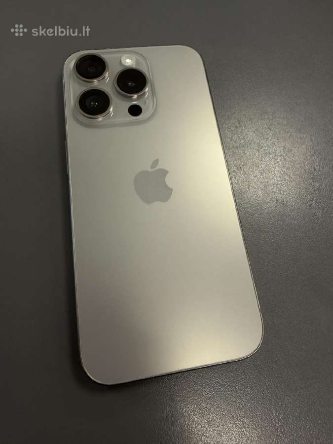 Apple iPhone 15 Pro 256gb su 3 men garantija - nuotraukos Nr. 2