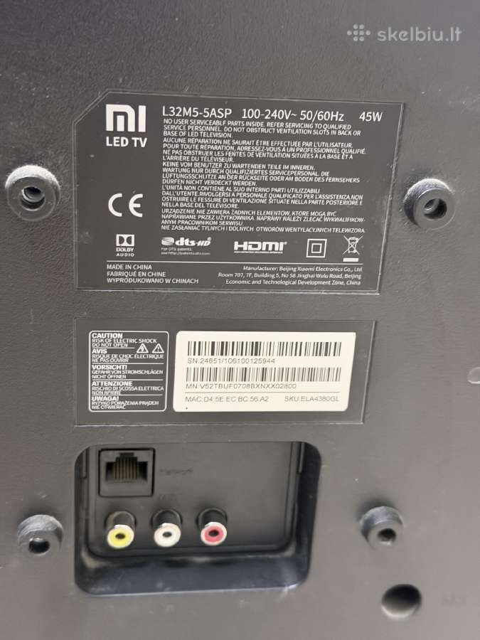 Xiaomi Smart TV 32 colių - nuotraukos Nr. 3