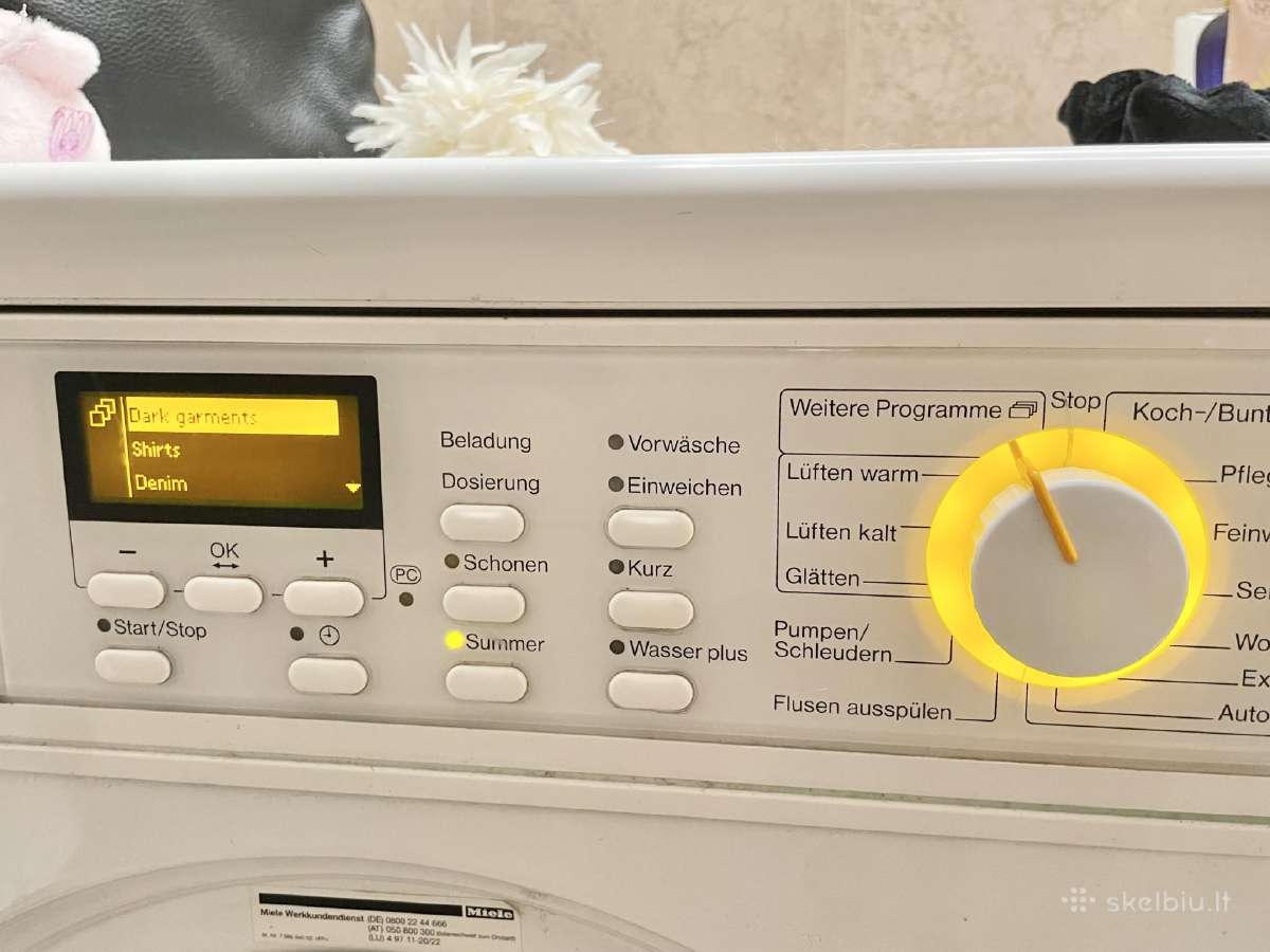 Miele Wt 2670 skalbimo mašina - džiovyklė - nuotraukos Nr. 4