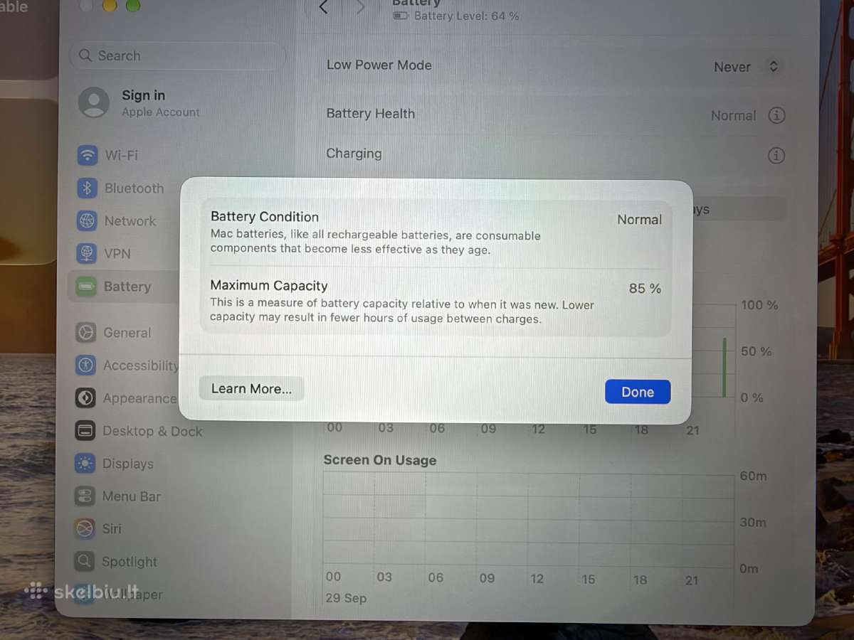 Apple MacBook Air 2020 13 / M1 / 8gb / 256gb #12 - nuotraukos Nr. 9