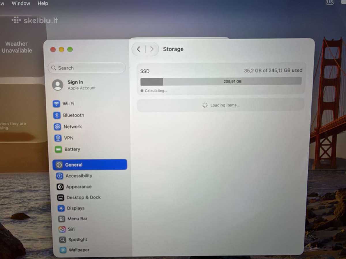 Apple MacBook Air 2020 13 / M1 / 8gb / 256gb #12 - nuotraukos Nr. 10
