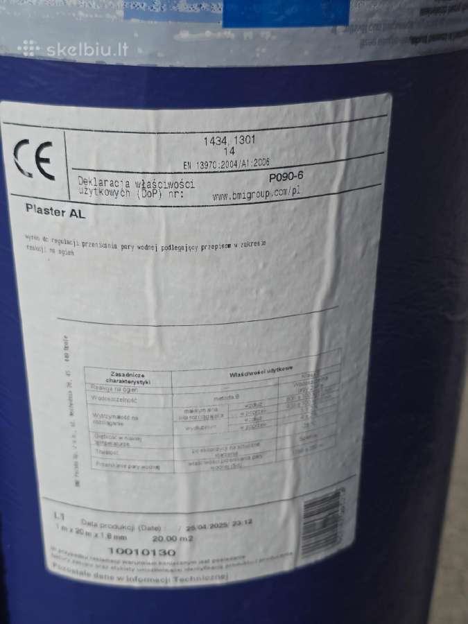 Icopal Plaster AL/20 20,0 m² - nuotraukos Nr. 2
