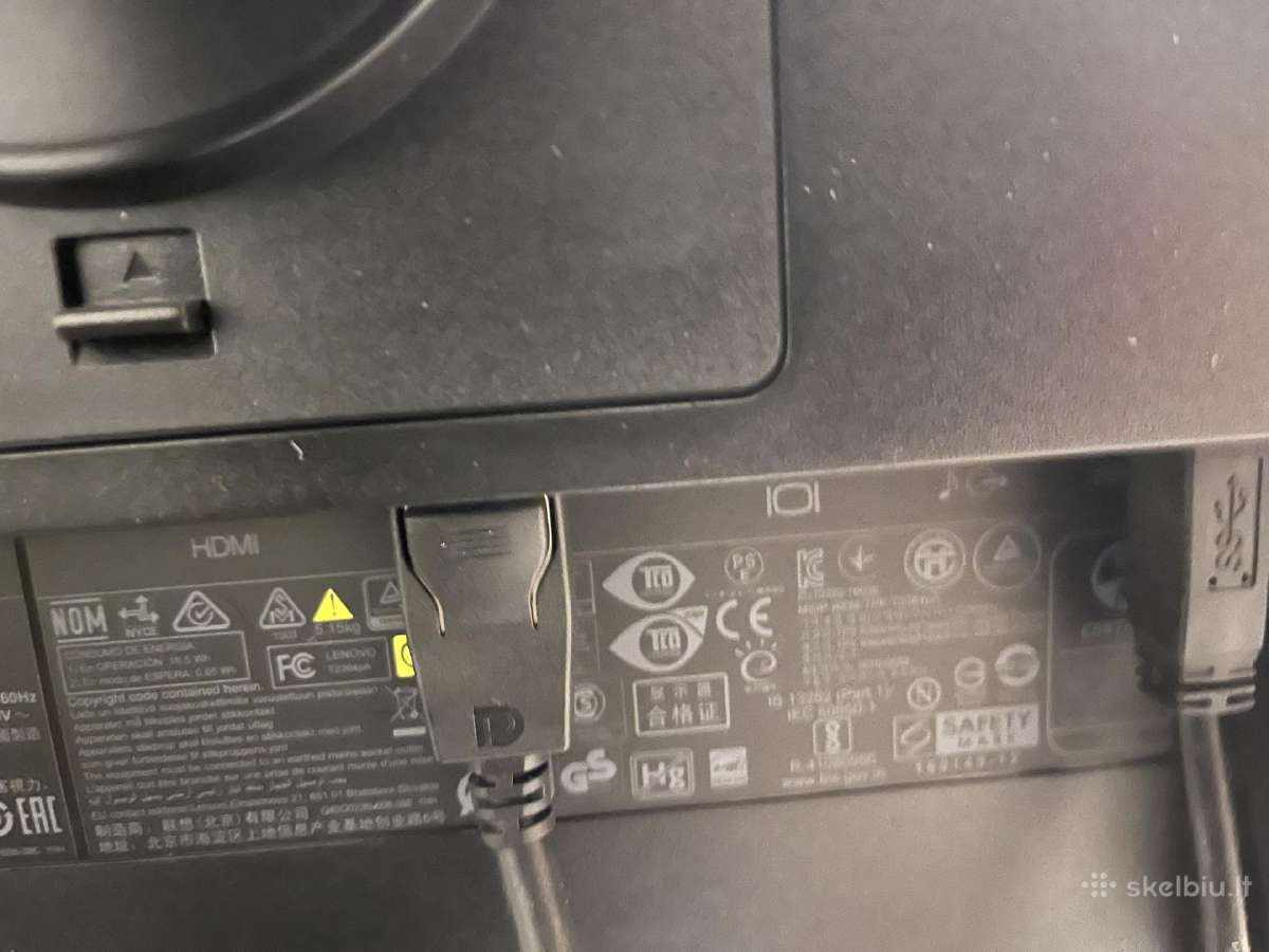 Monitorius Lenovo Thinkvision T2364pa (23") - nuotraukos Nr. 6