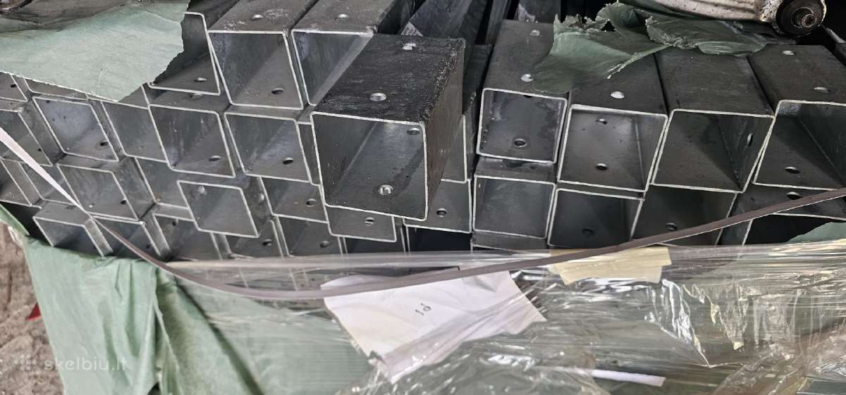 Cinkuoti poliai 71x71x2 L900 nauji - nuotraukos Nr. 3
