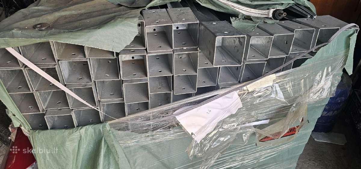 Cinkuoti poliai 71x71x2 L900 nauji - nuotraukos Nr. 4