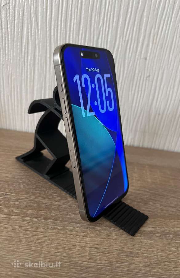 iPhone 15 Pro (256 GB) – Natural Titan - nuotraukos Nr. 5