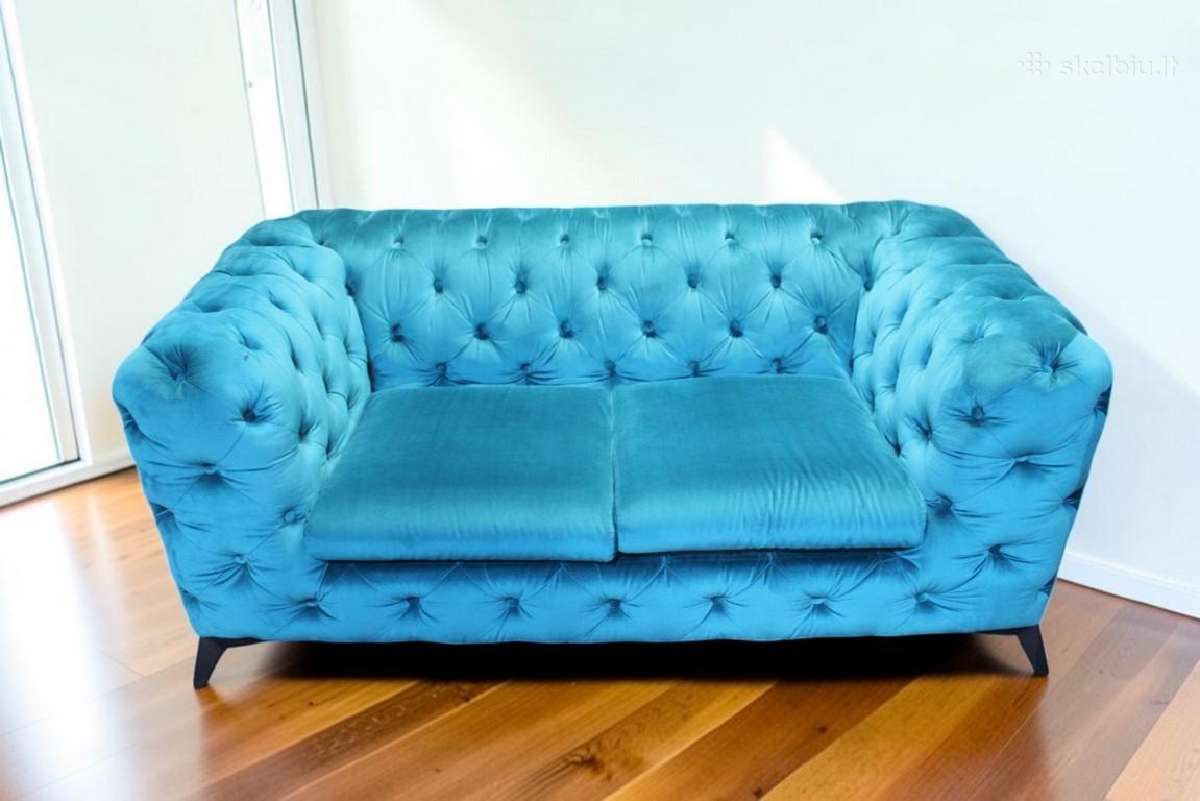 Chesterfield komplektas 3+2 su miegojimo fungcija - nuotraukos Nr. 5