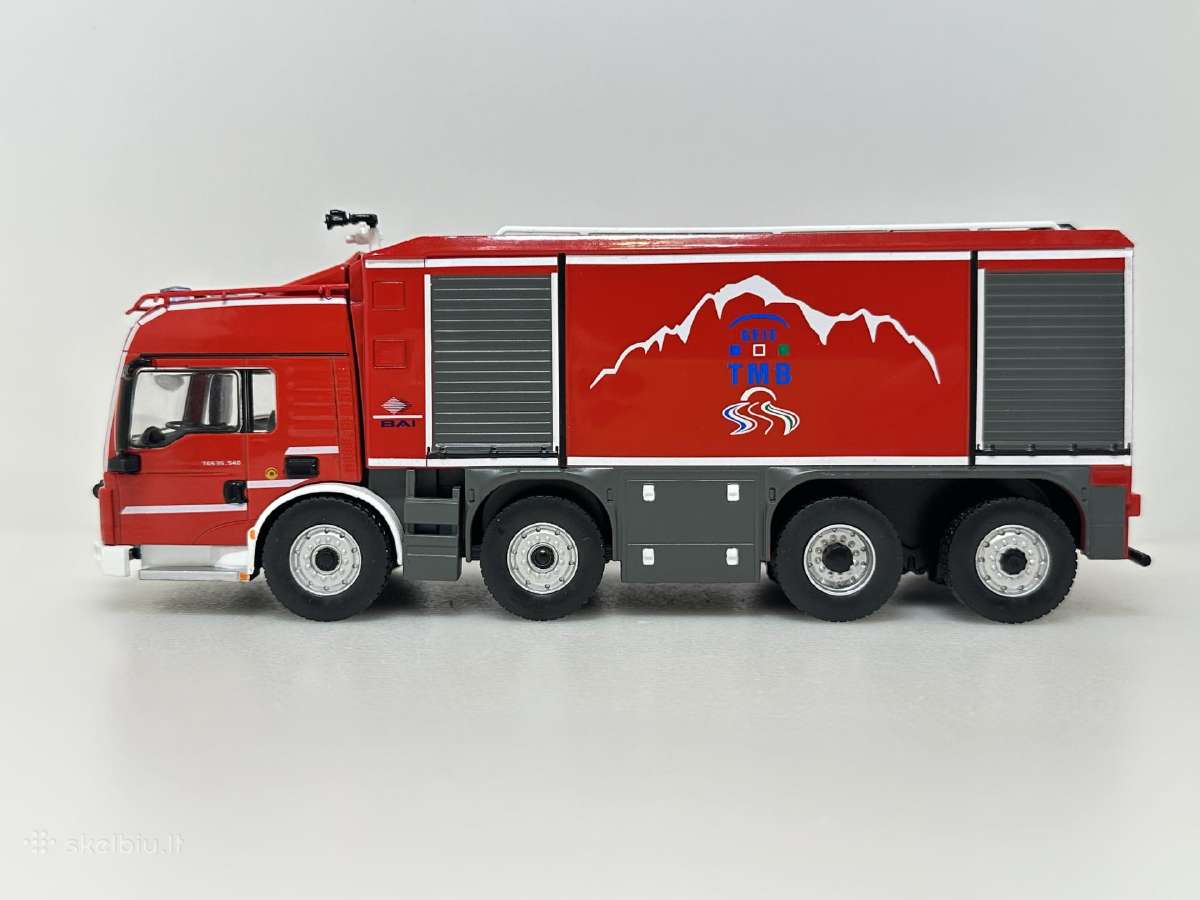 Man Tgs Proteus 2010 gaisrinė raudona 1:43 Alta - nuotraukos Nr. 4