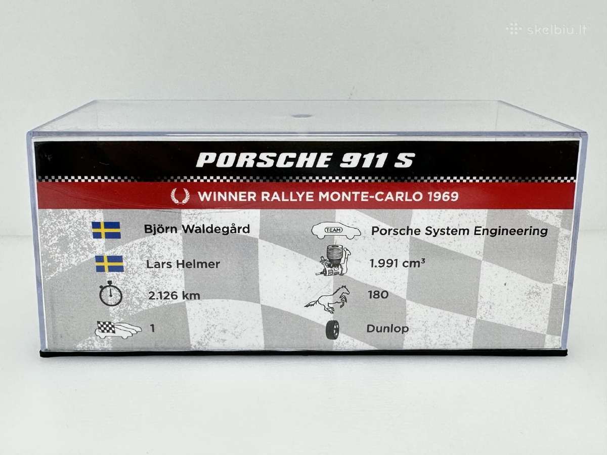 Porsche 911 S 1969 Rallye Monte Carlo #37 1:43 - nuotraukos Nr. 7